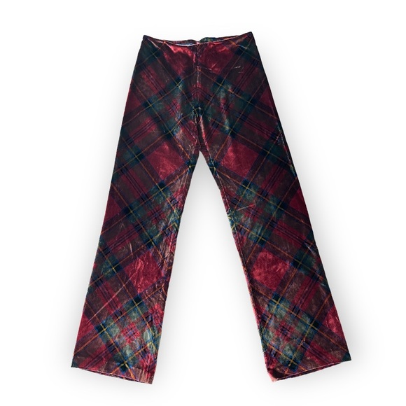 Ralph Lauren Pants - •SOLD• Vintage Deadstock Ralph Lauren Sport Highland Velour Plaid Pants